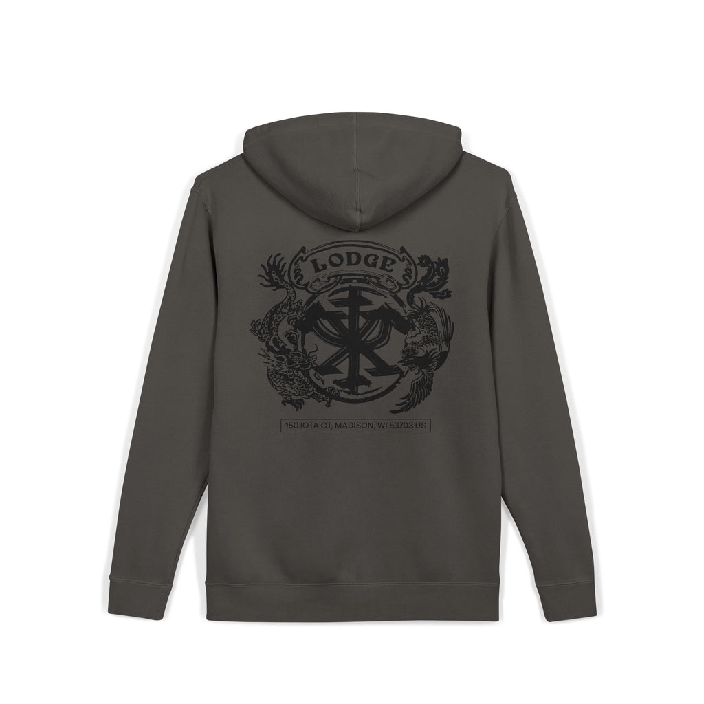 Old Black on Black Lodge Hoodie