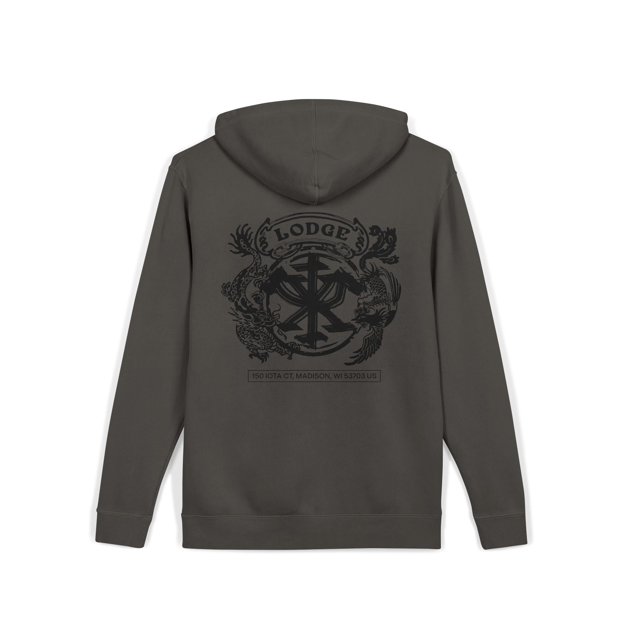 Old Black on Black Lodge Hoodie